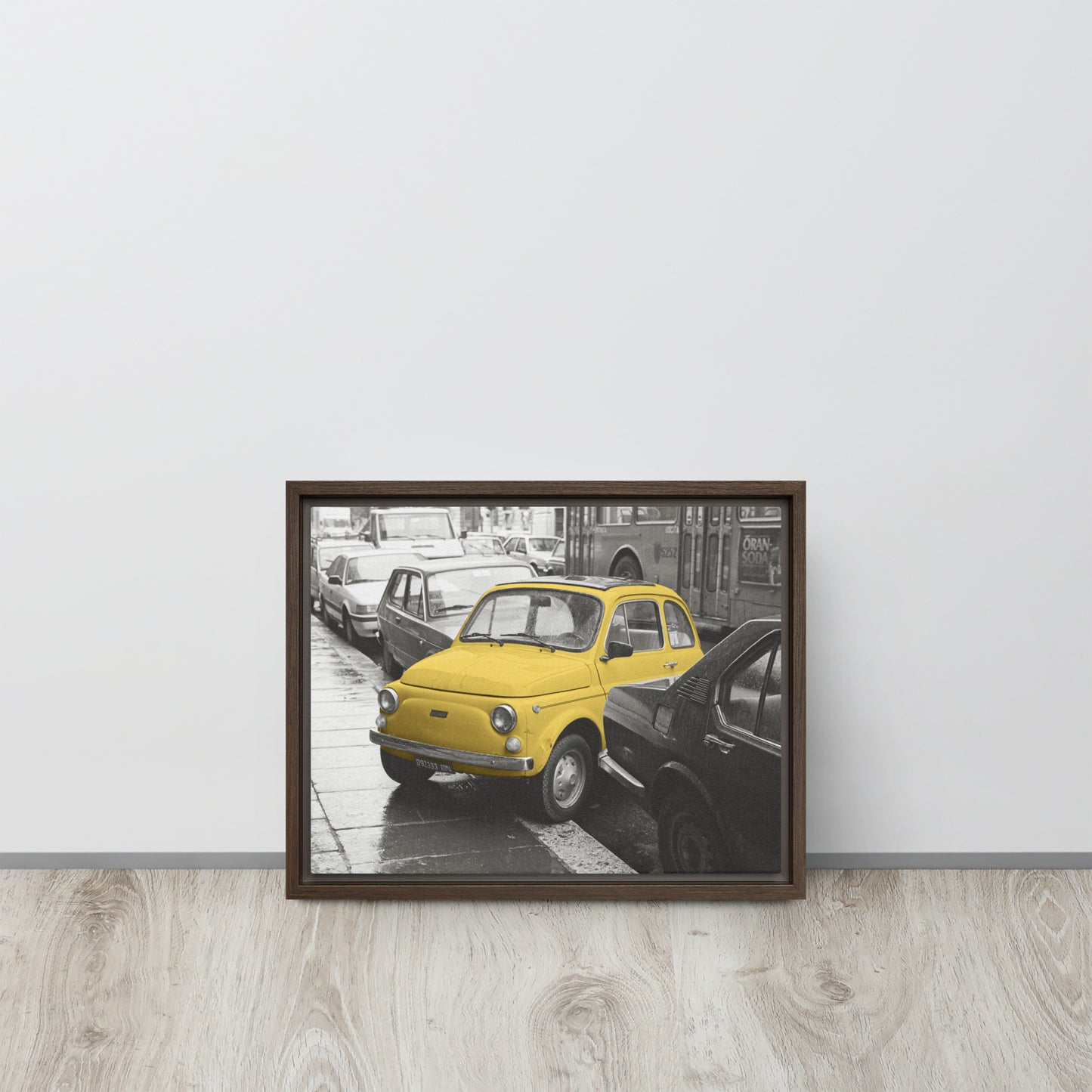 RF Framed canvas “Cinquecento yellow”