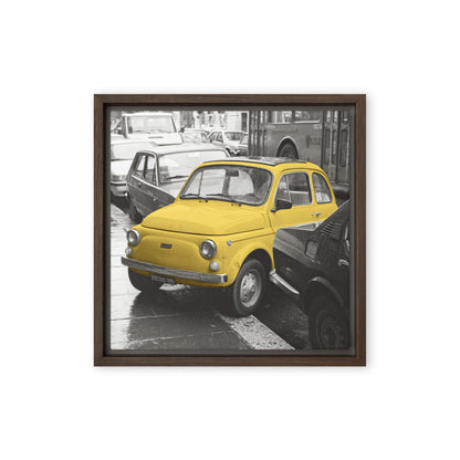 RF Framed canvas “Cinquecento yellow”