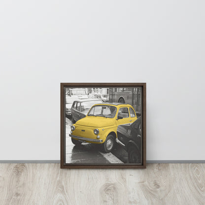 RF Framed canvas “Cinquecento yellow”