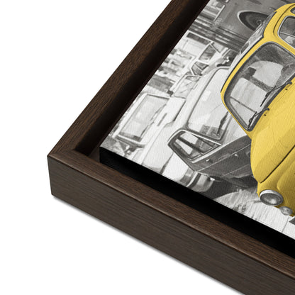 RF Framed canvas “Cinquecento yellow”