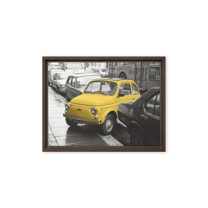 RF Framed canvas “Cinquecento yellow”