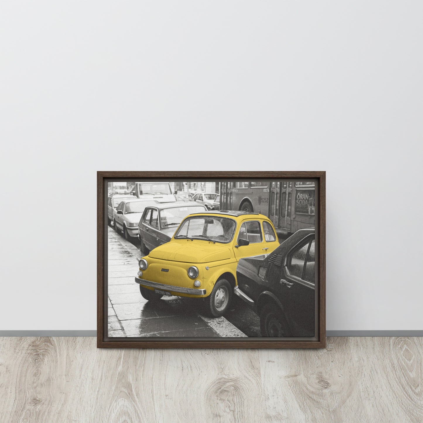 RF Framed canvas “Cinquecento yellow”