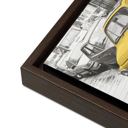 RF Framed canvas “Cinquecento yellow”