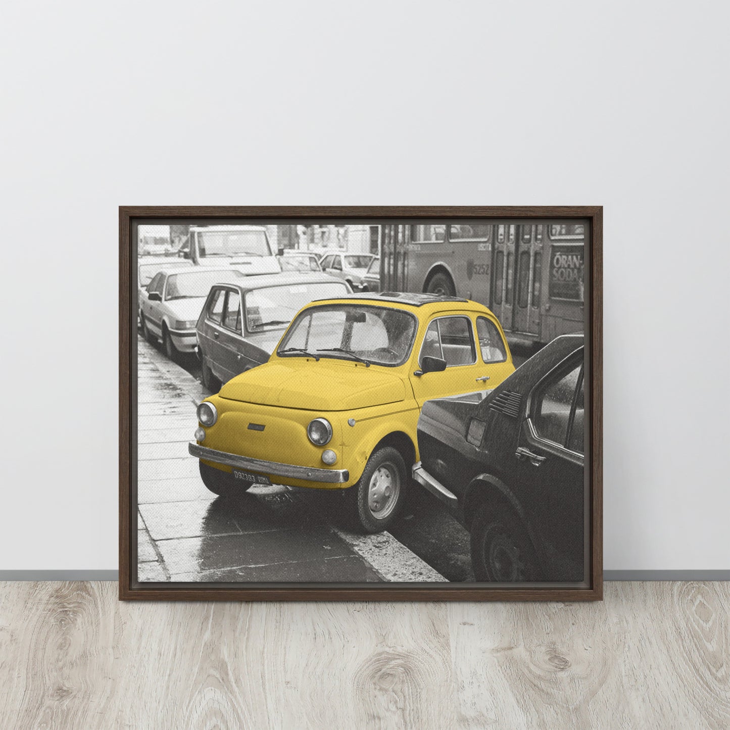 RF Framed canvas “Cinquecento yellow”