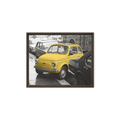 RF Framed canvas “Cinquecento yellow”