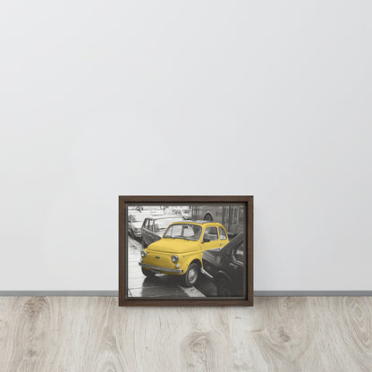 RF Framed canvas “Cinquecento yellow”