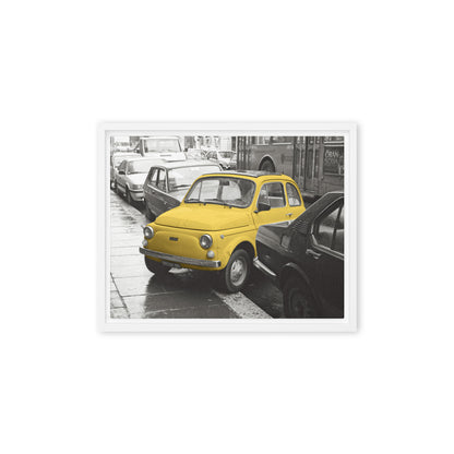 RF Framed canvas “Cinquecento yellow”