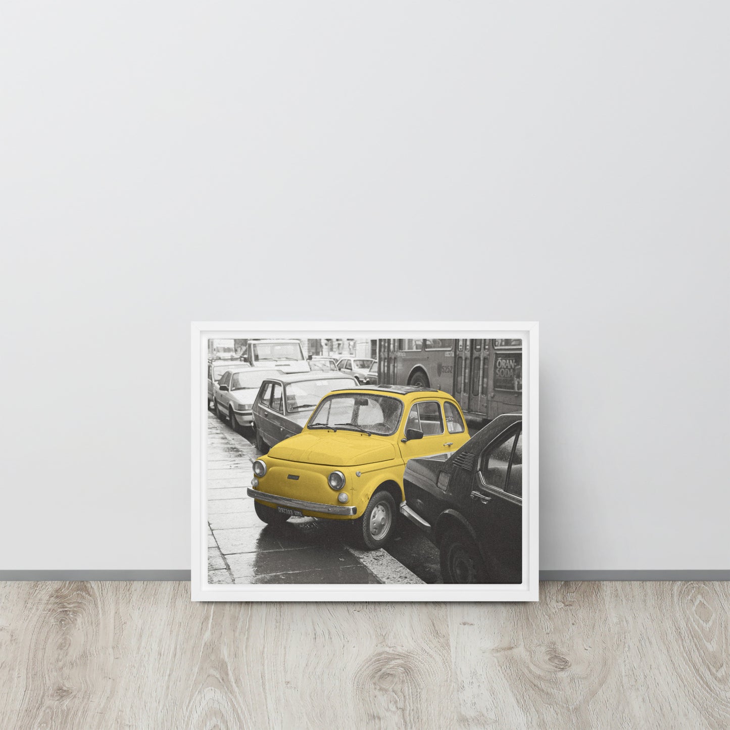 RF Framed canvas “Cinquecento yellow”