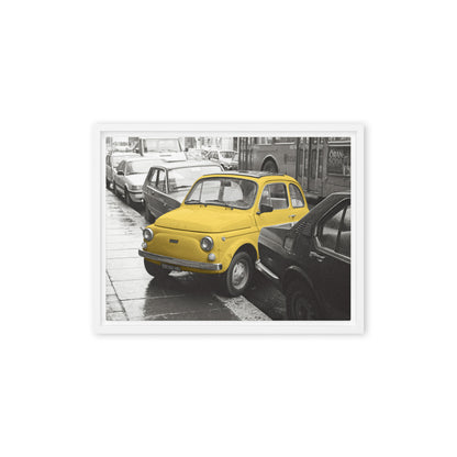 RF Framed canvas “Cinquecento yellow”