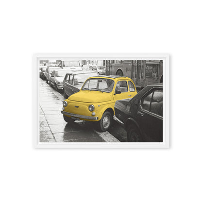 RF Framed canvas “Cinquecento yellow”