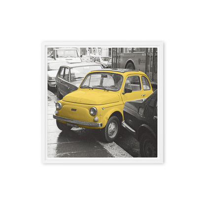 RF Framed canvas “Cinquecento yellow”