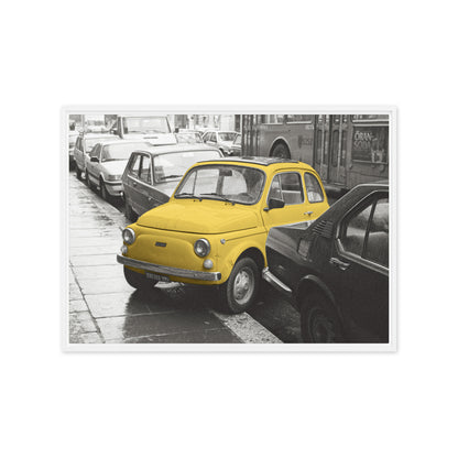 RF Framed canvas “Cinquecento yellow”