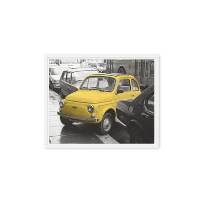 RF Framed canvas “Cinquecento yellow”