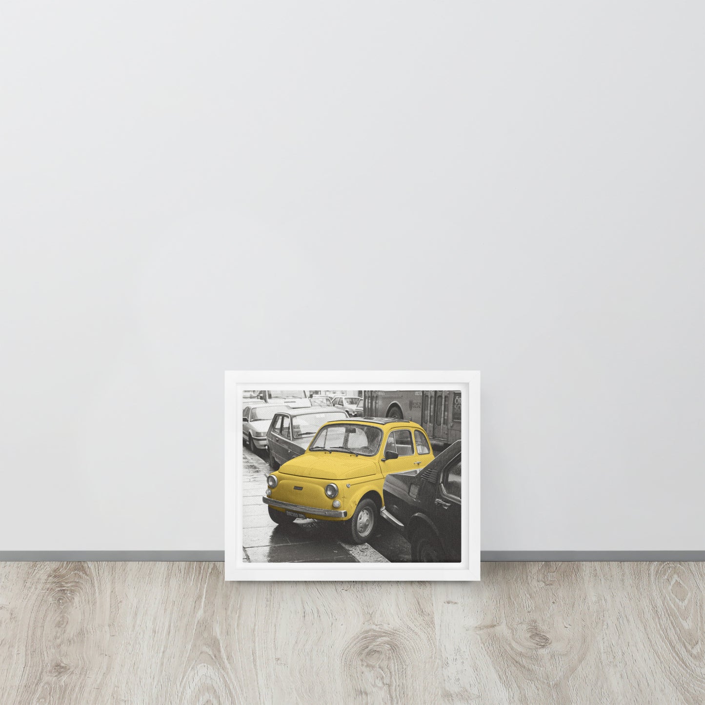 RF Framed canvas “Cinquecento yellow”