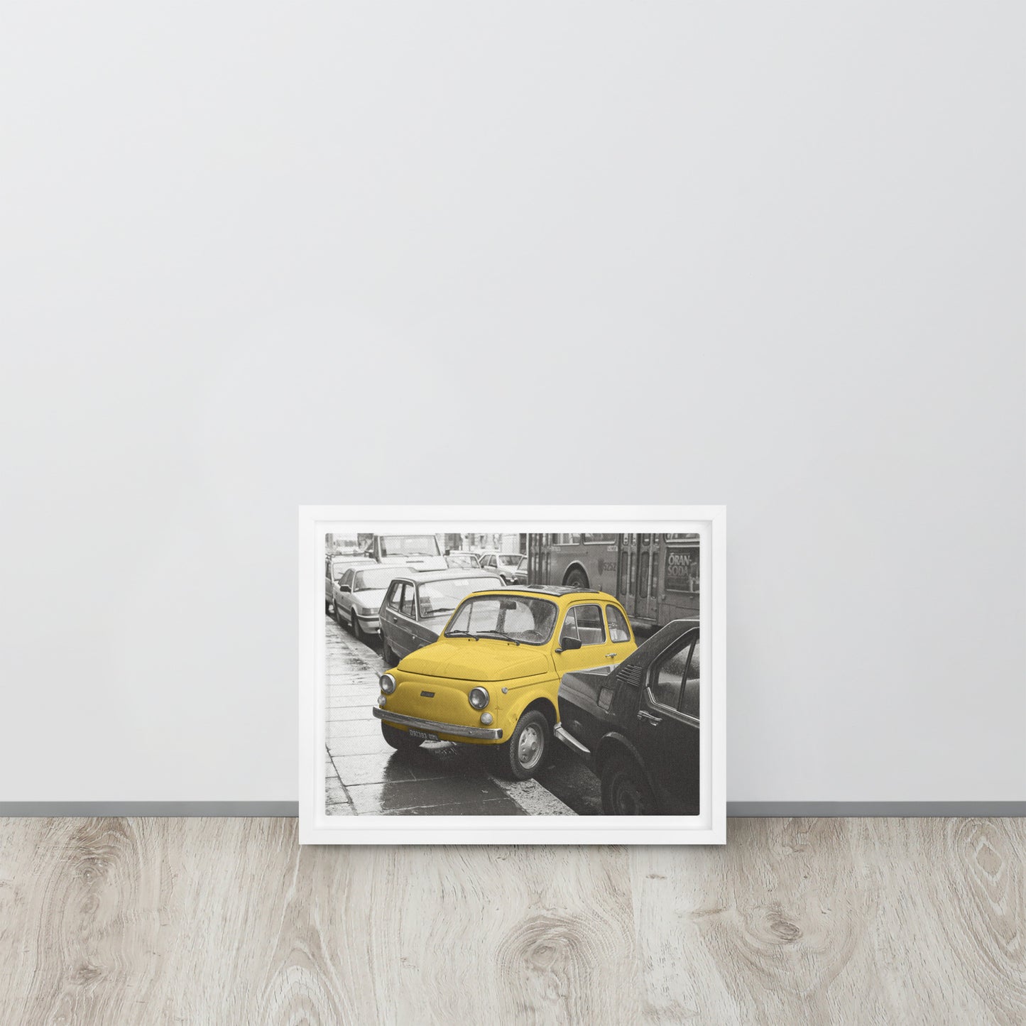 RF Framed canvas “Cinquecento yellow”