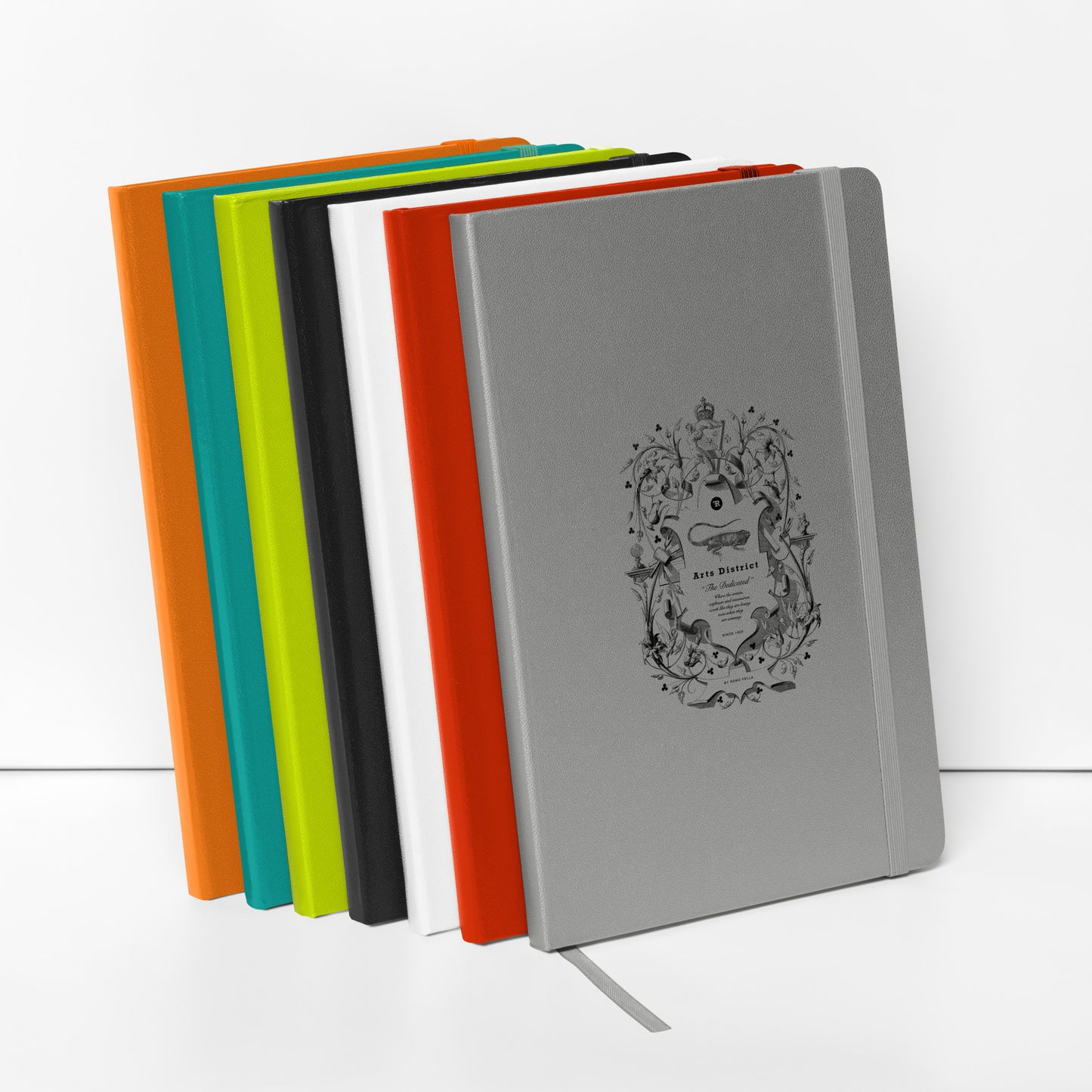 RF Hardcover bound notebook "Arts District Iguana"