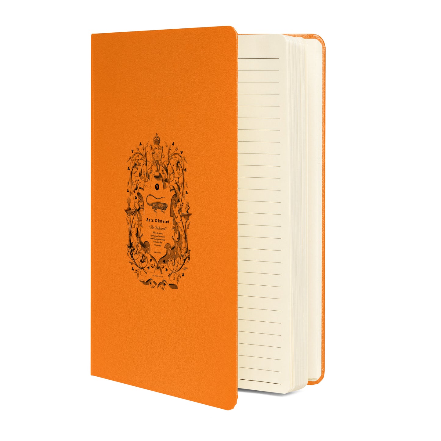 RF Hardcover bound notebook "Arts District Iguana"