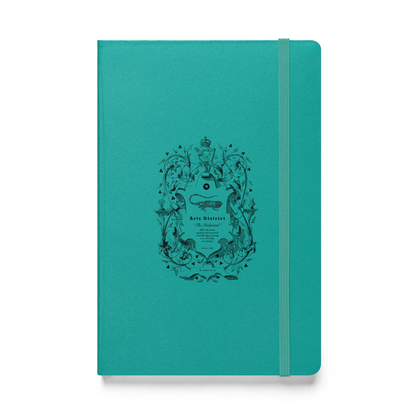 RF Hardcover bound notebook "Arts District Iguana"