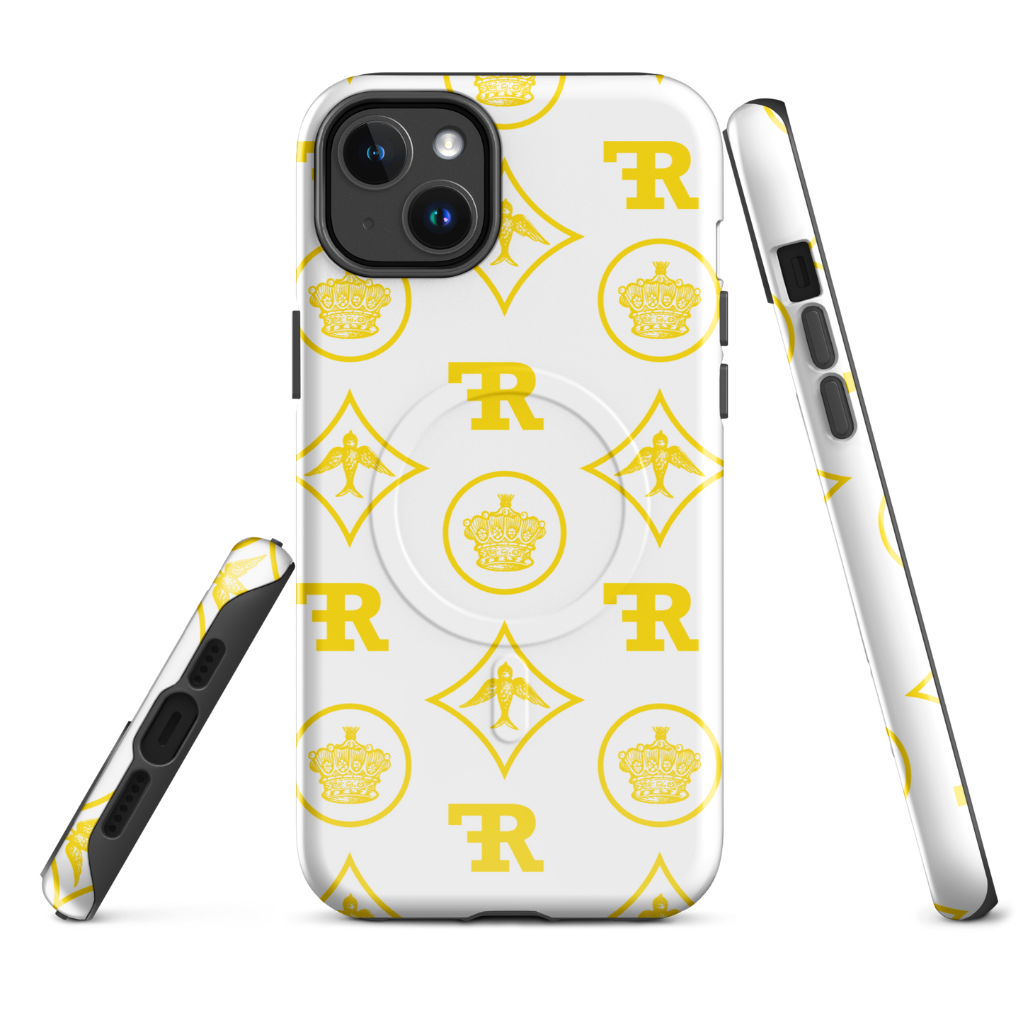 RF MagSafe® tough case for iPhone® CROWNS & BIRDS