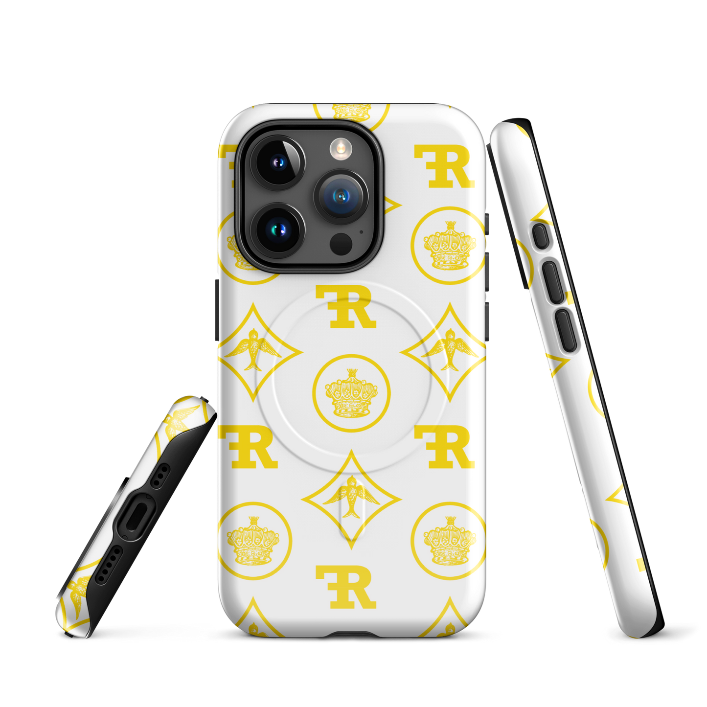 RF MagSafe® tough case for iPhone® CROWNS & BIRDS