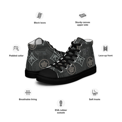 RF Men’s high top shoes CROWNS & BIRDS