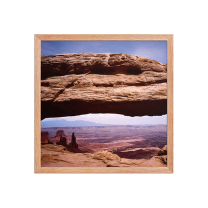 FD Framed photo paper poster „Arches“, USA 2001