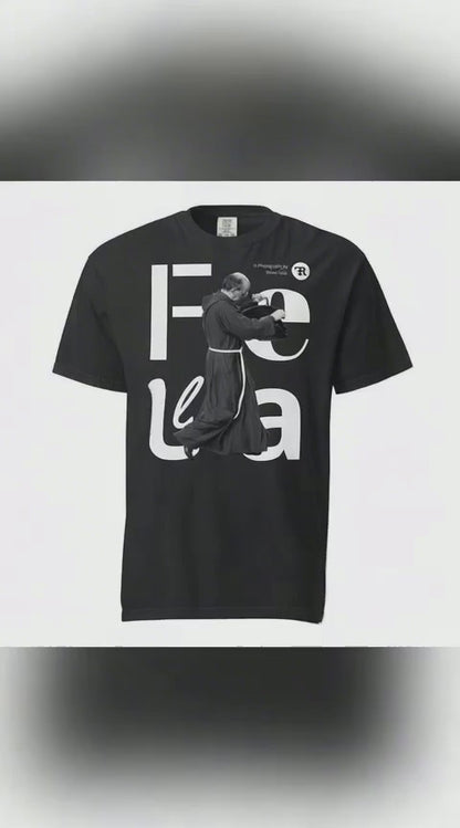 RF garment-dyed heavyweight t-shirt "Priest"