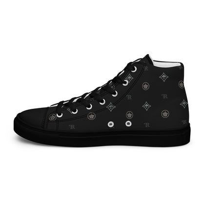 RF Women’s high top canvas shoes CROWNS & BIRDS